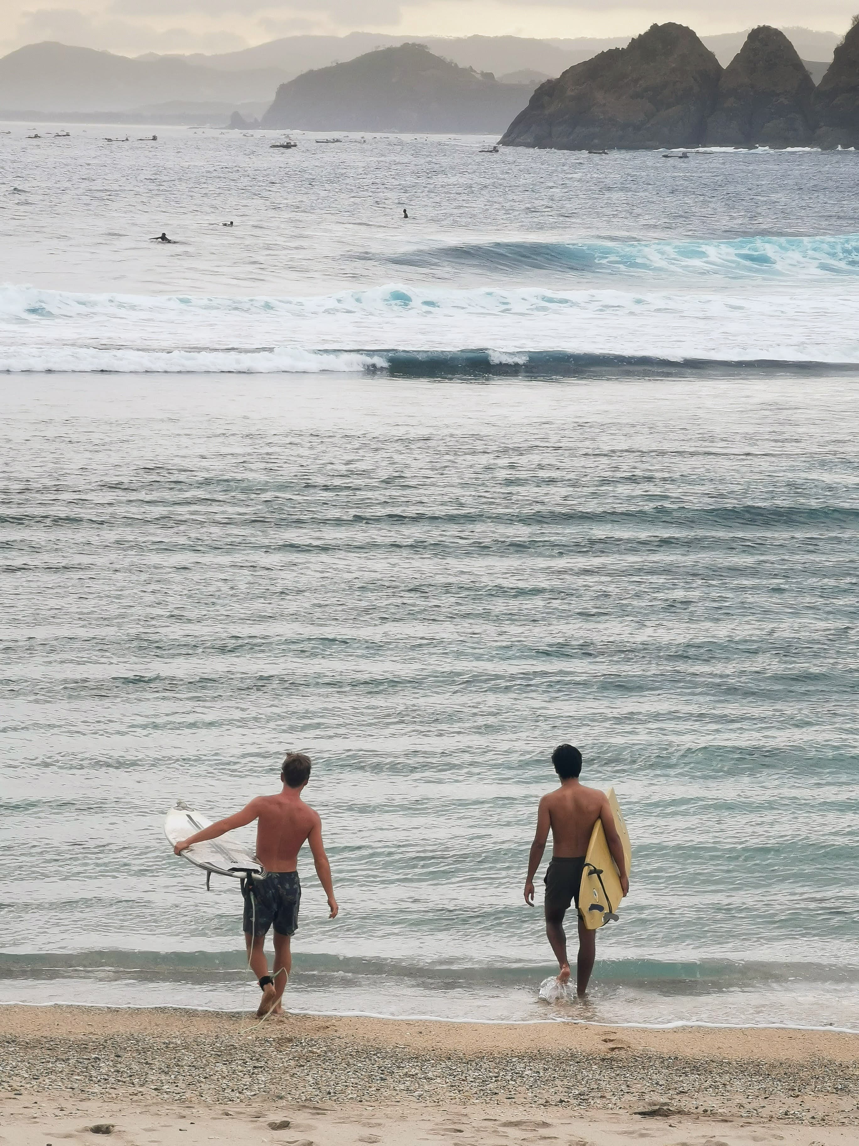 Surfing in Lombok